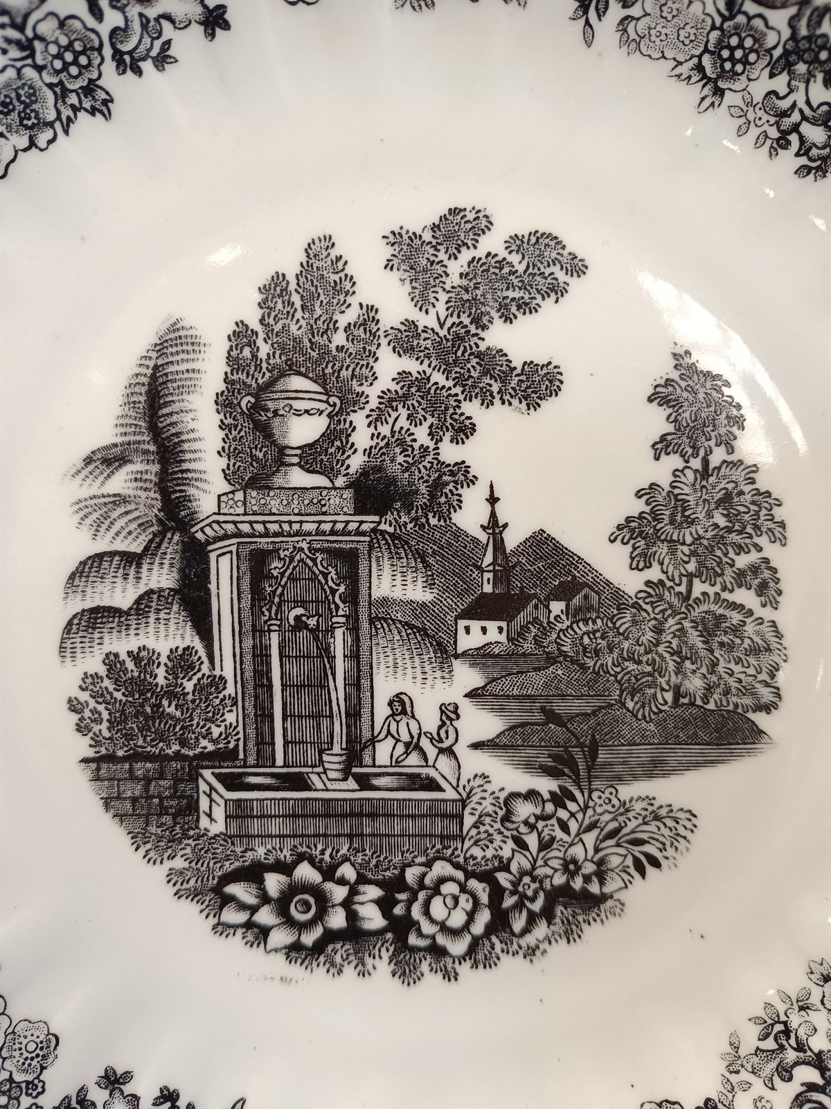 Juego de merienda porcelana Santa Clara - Imagen 4