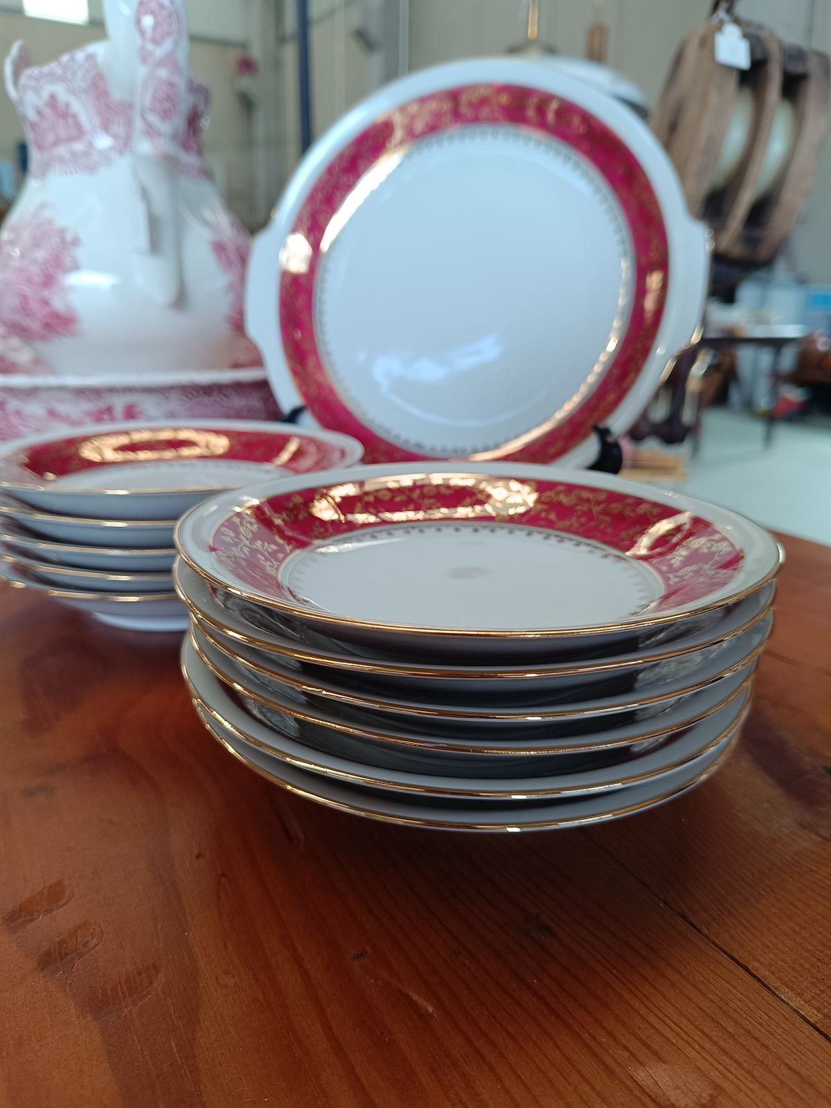 Juego de merienda porcelana Santa Clara - Imagen 4