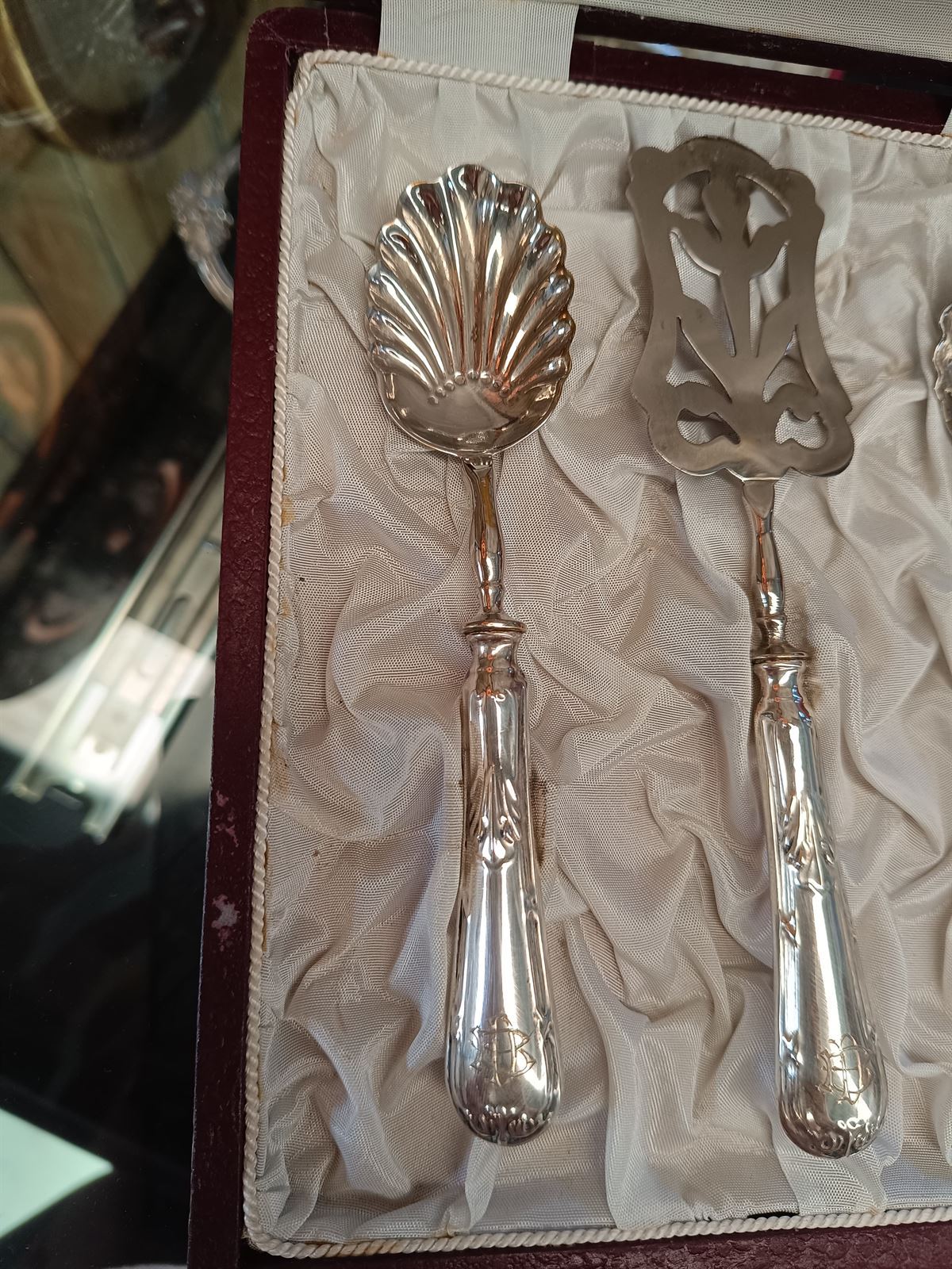 Juego de postre de plata S.XX - Imagen 2