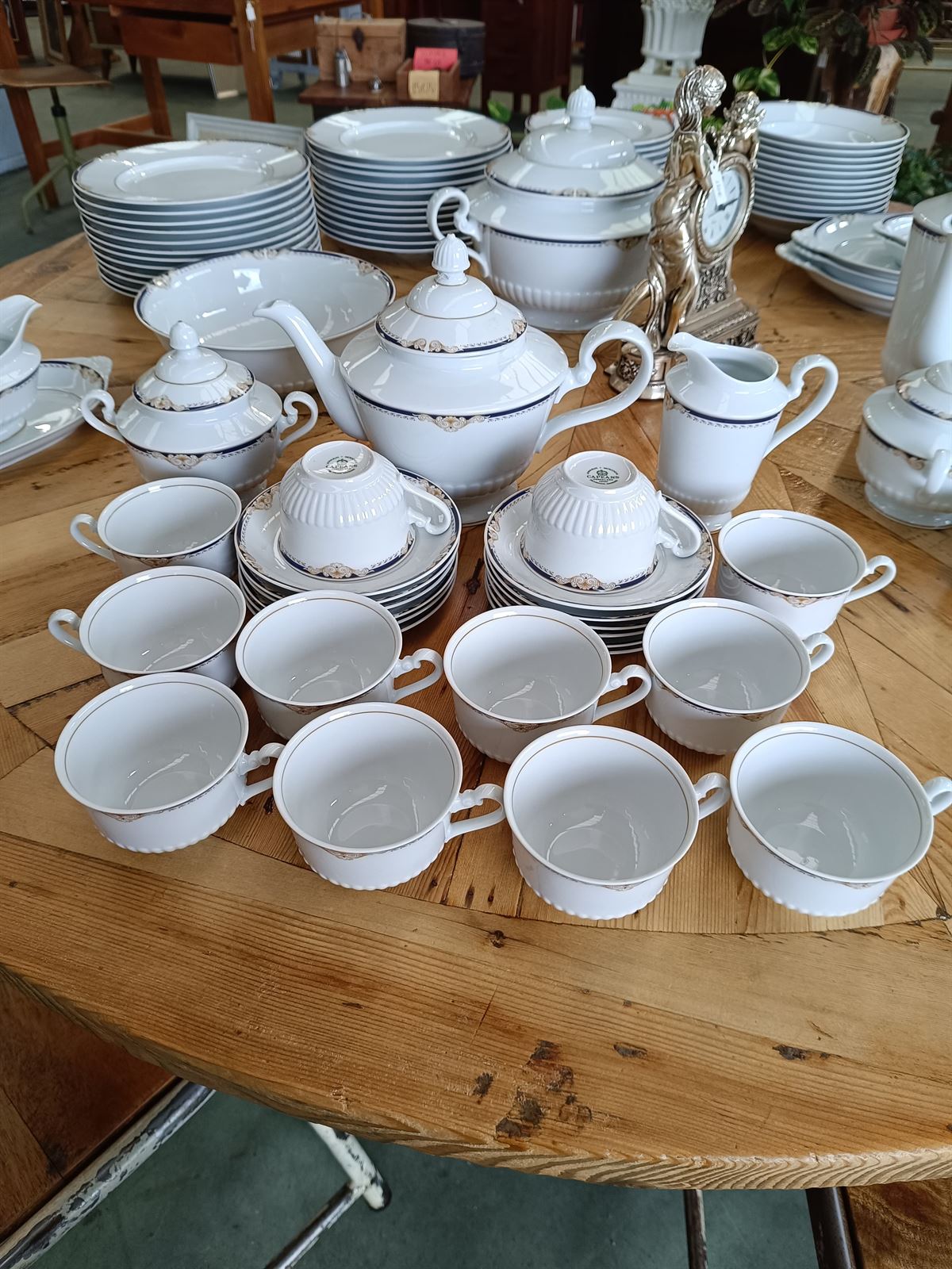 Juego de té porcelana Capeans - Imagen 1