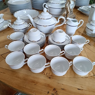 Juego de té porcelana Capeans - Imagen 1