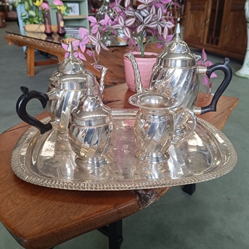 Juego té/café plateado - Imagen 1