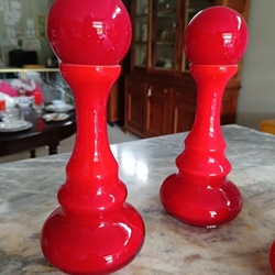 Juego tocador de opalina roja - Imagen 2