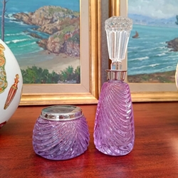 Juego tocador violeta - Imagen 1