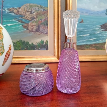 Juego tocador violeta - Imagen 1