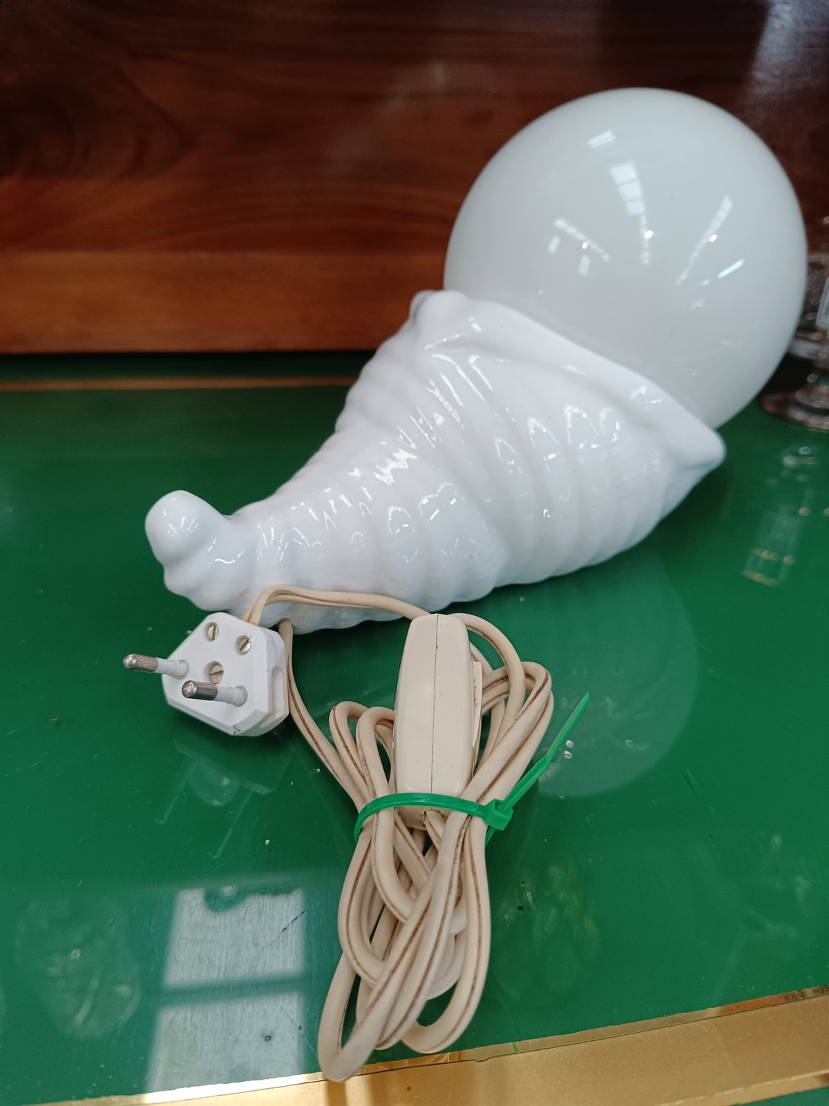 Lámpara caracola años 70 - Imagen 6