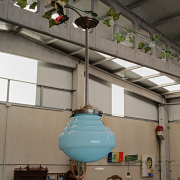 Lámpara opalina azul - Imagen 1