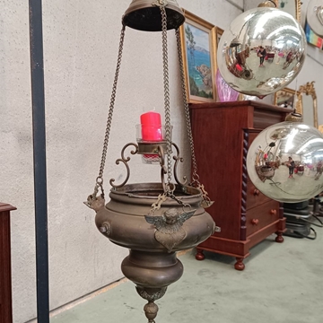 Lámpara votiva antigua - Imagen 2