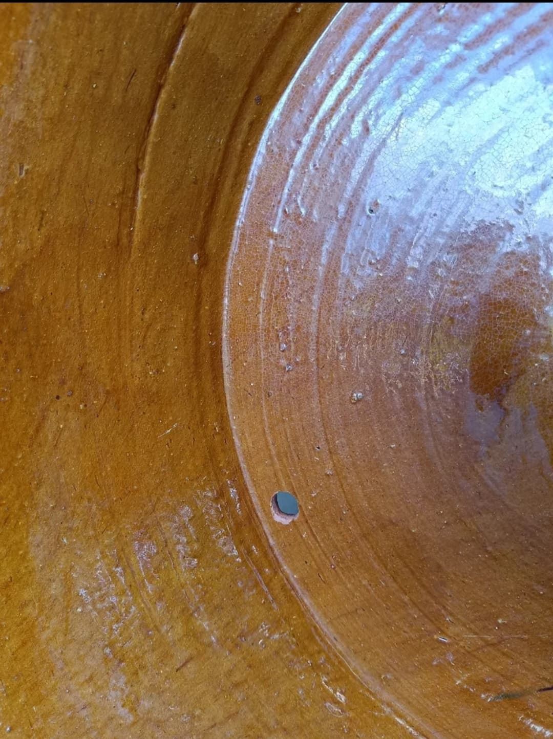 Lebrillo de barro S.XIX - Imagen 4