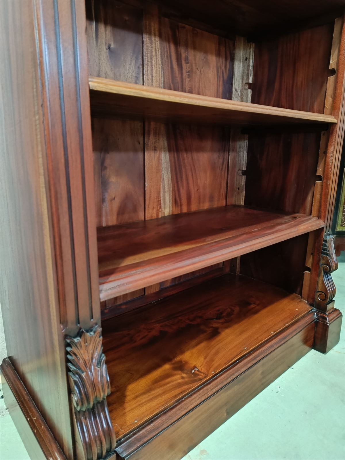 Librería estantería de caoba - Imagen 4
