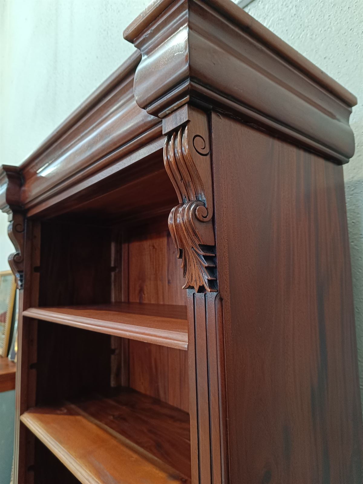 Librería estantería de caoba - Imagen 6