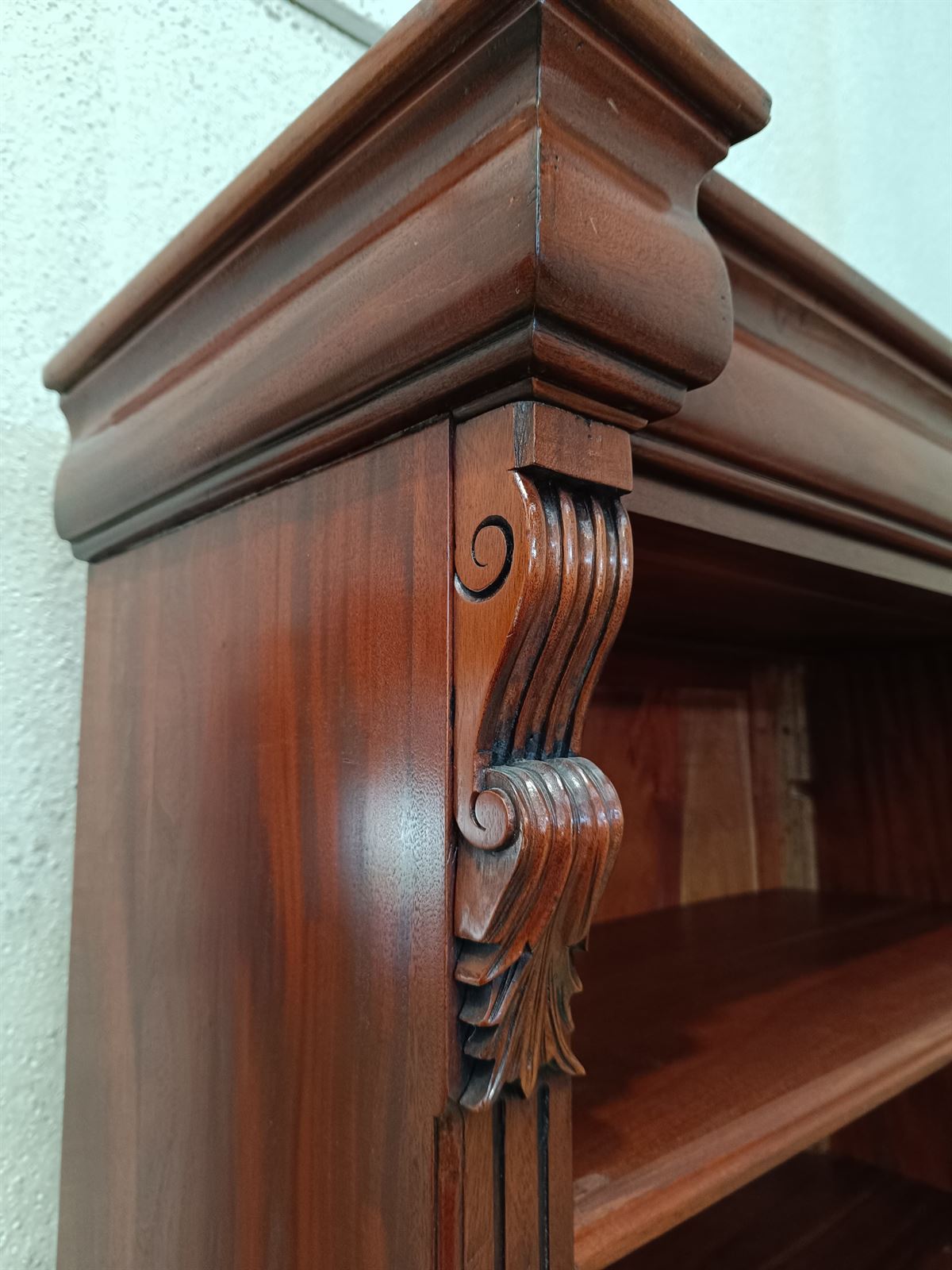 Librería estantería de caoba - Imagen 8
