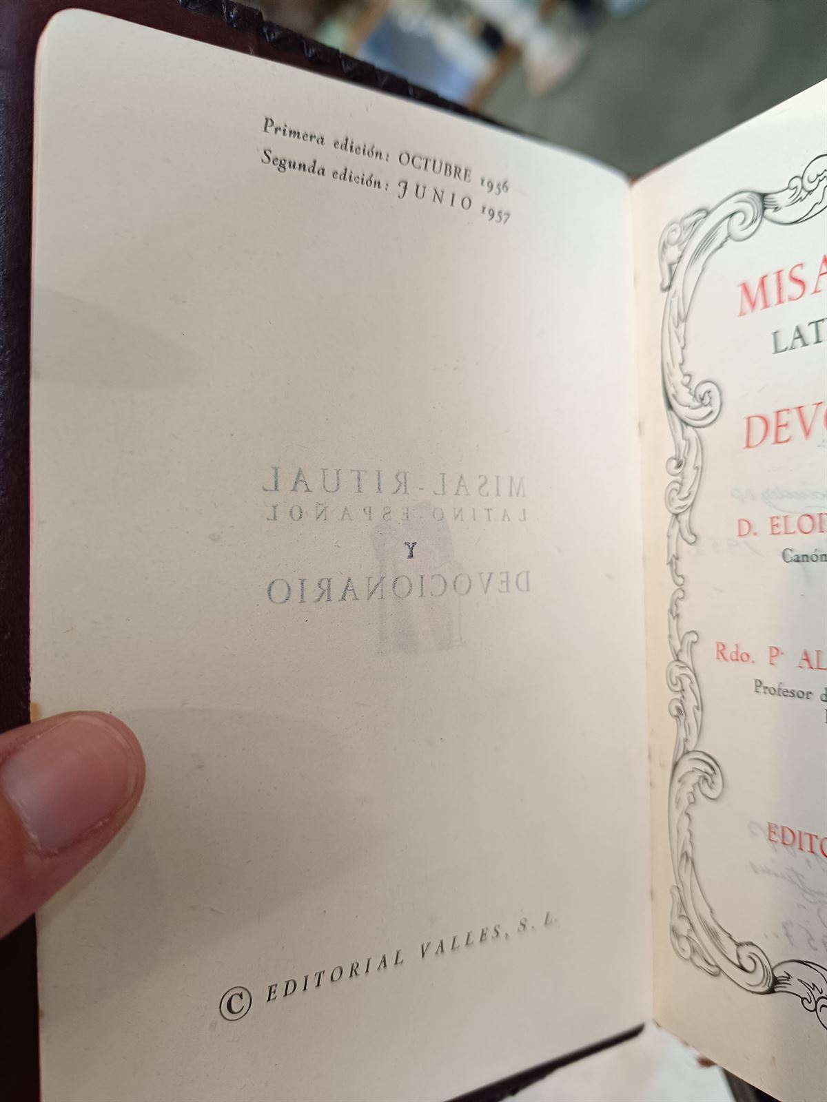 Libro Misal Cuero repujado - Imagen 7