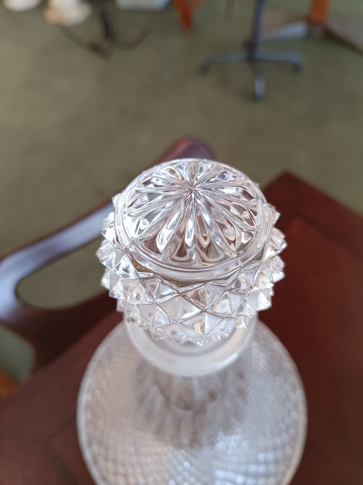 Licorera de cristal tallado - Imagen 3