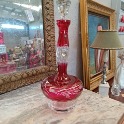 Licorera de cristal tallado - Imagen 1