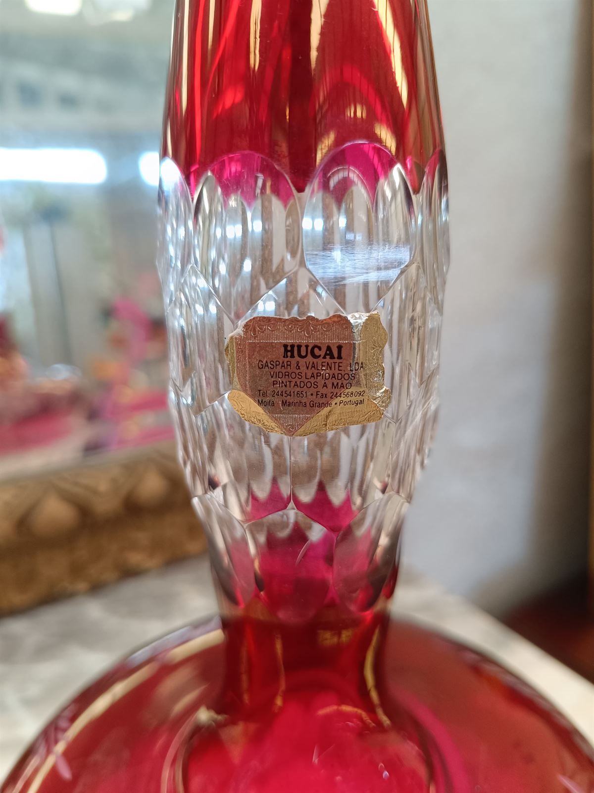 Licorera de cristal tallado - Imagen 6