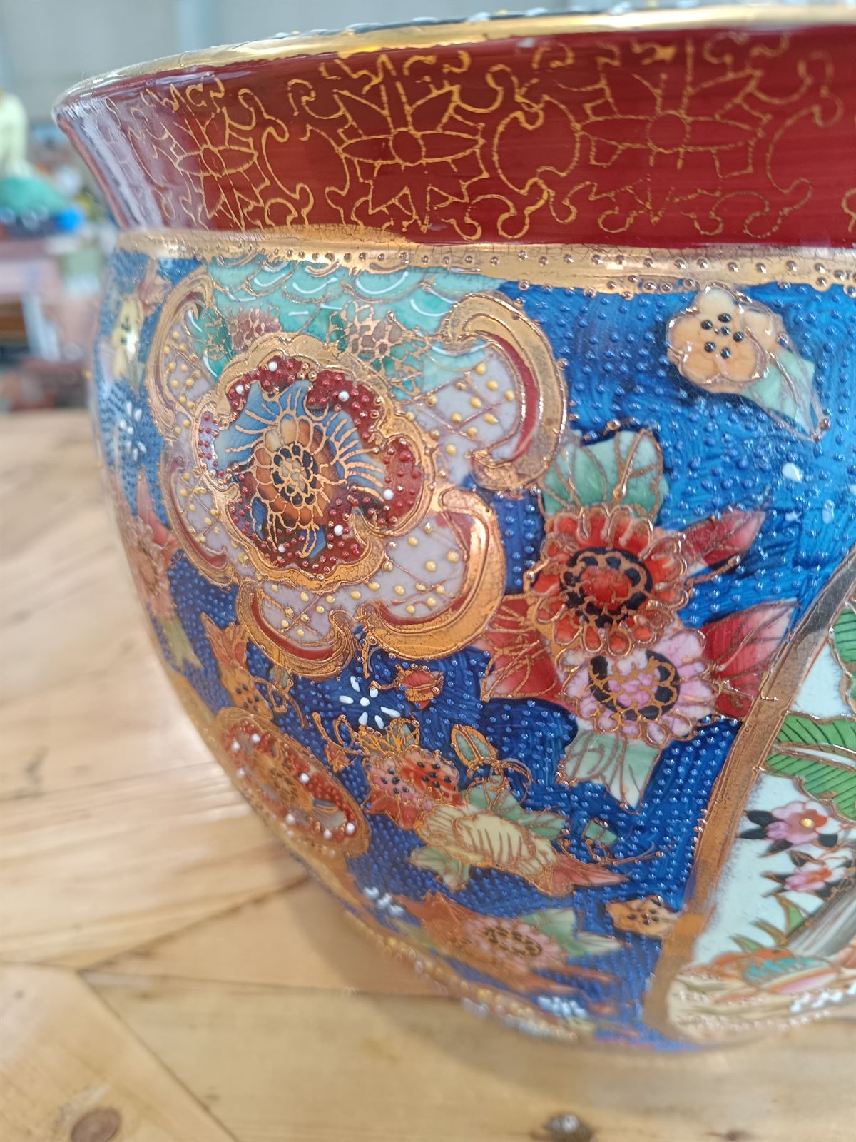 Macetero oriental de cerámica - Imagen 3