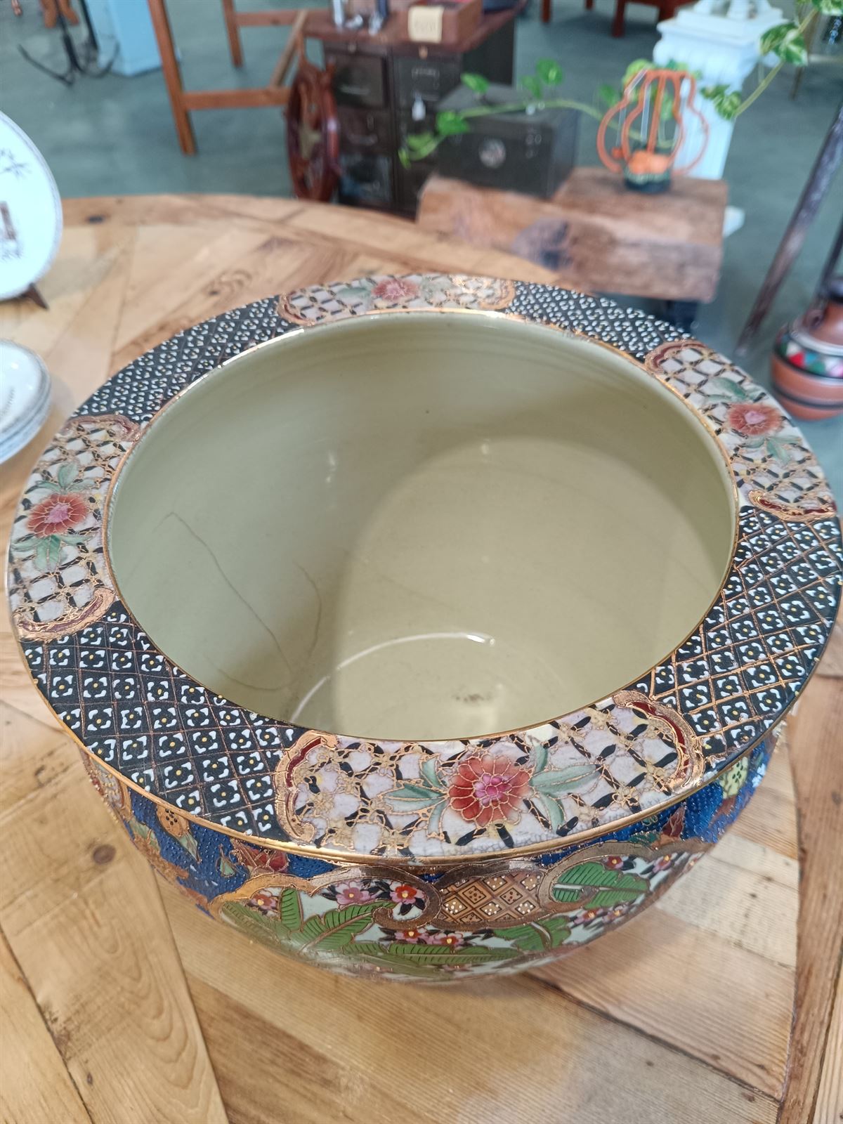 Macetero oriental de cerámica - Imagen 4