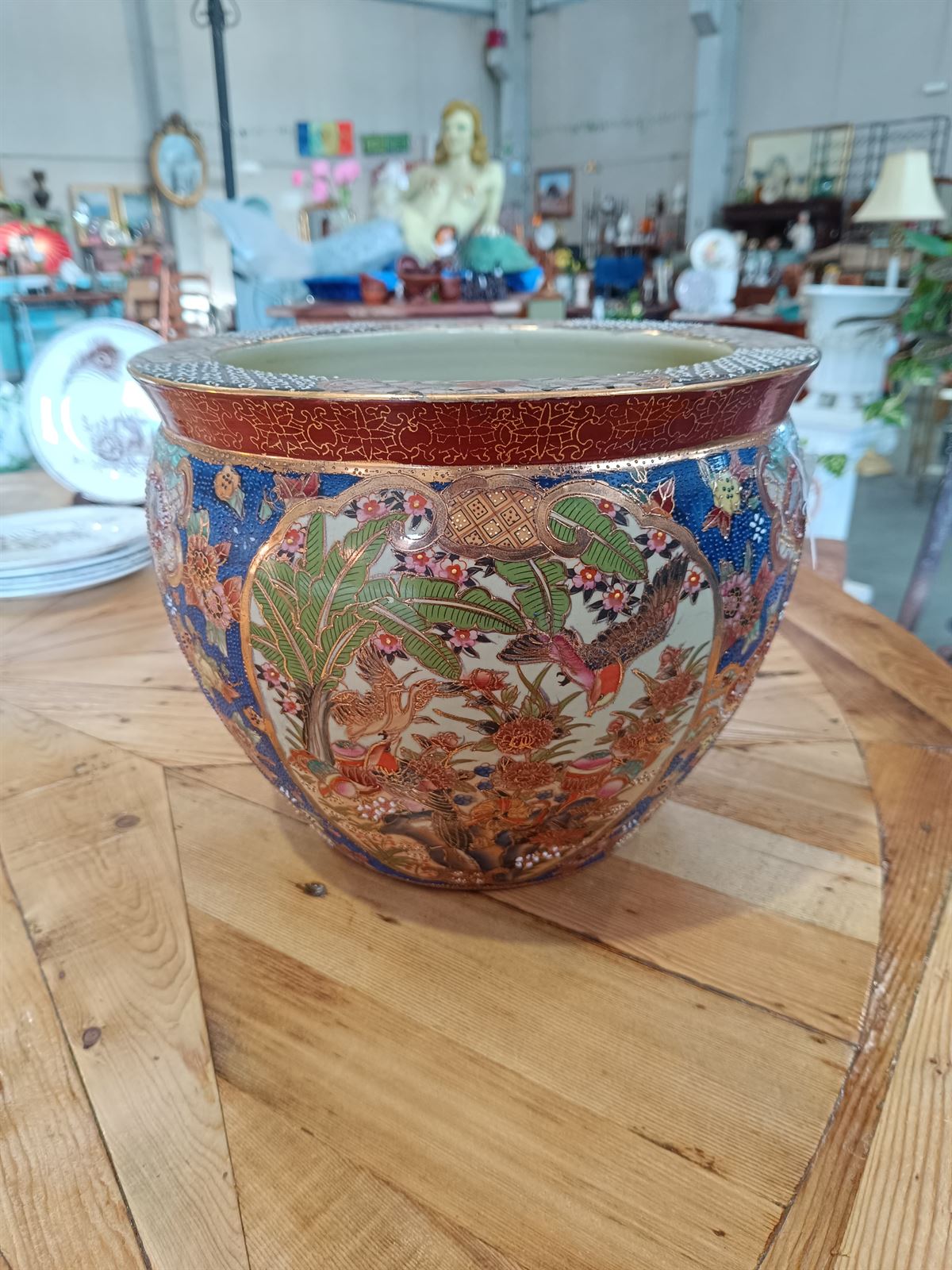 Macetero oriental de cerámica - Imagen 9