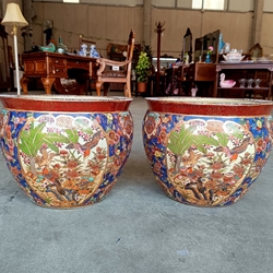 Maceteros orientales cerámica - Imagen 2