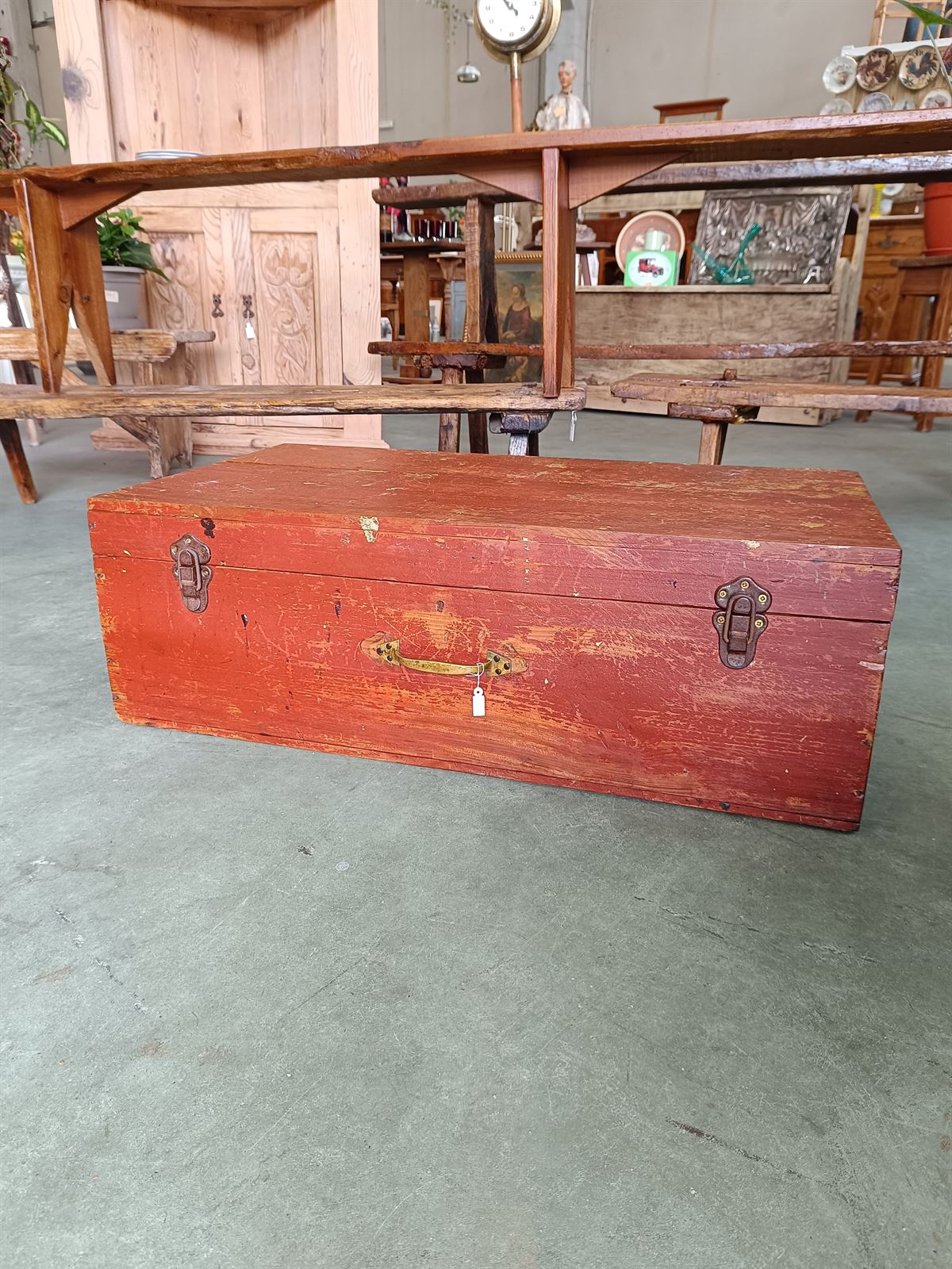 Maleta caja antigua - Imagen 2