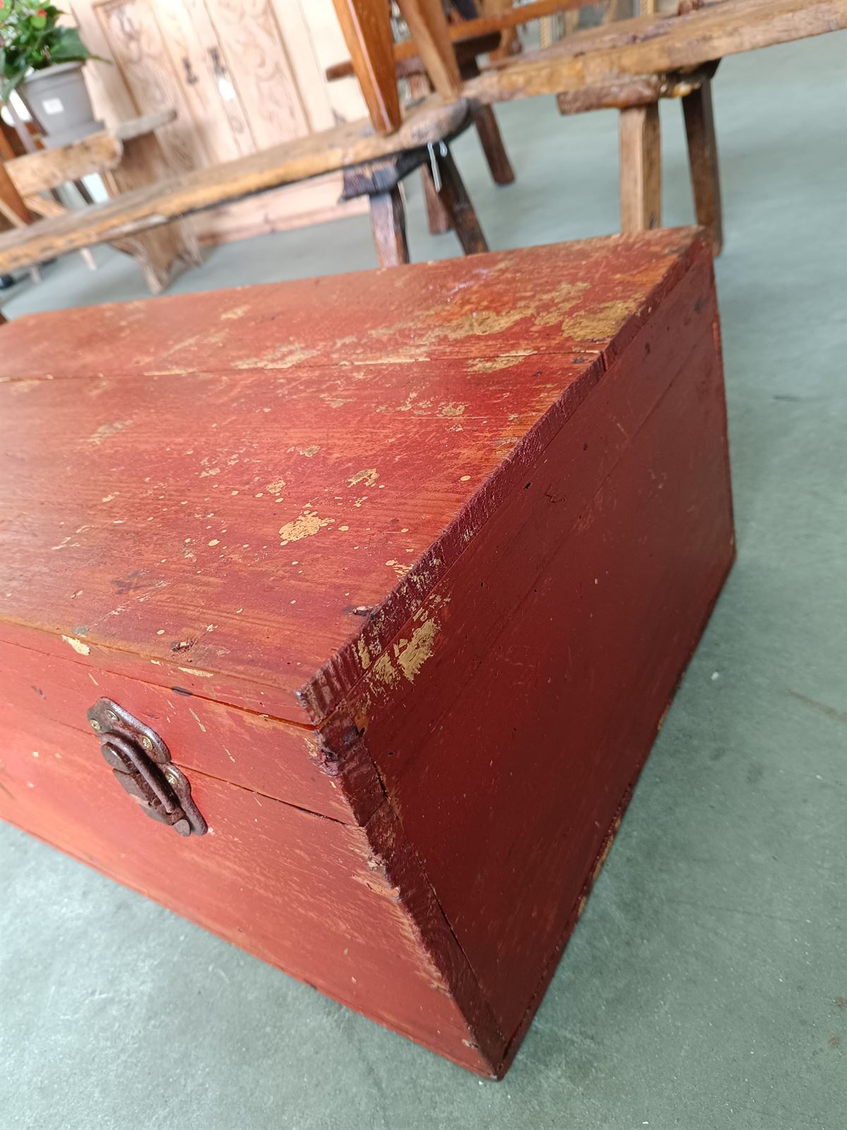 Maleta caja antigua - Imagen 4