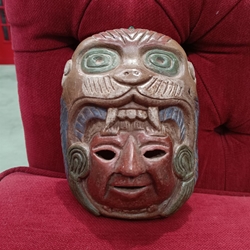 Máscara ceremonial arte popular México - Imagen 1