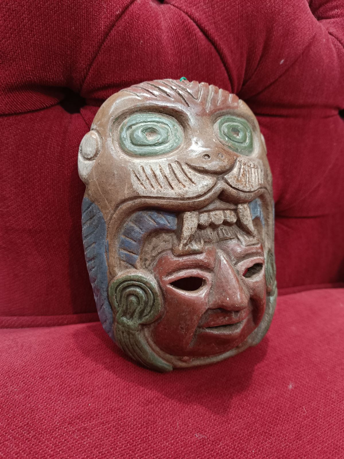 Máscara ceremonial arte popular México - Imagen 2