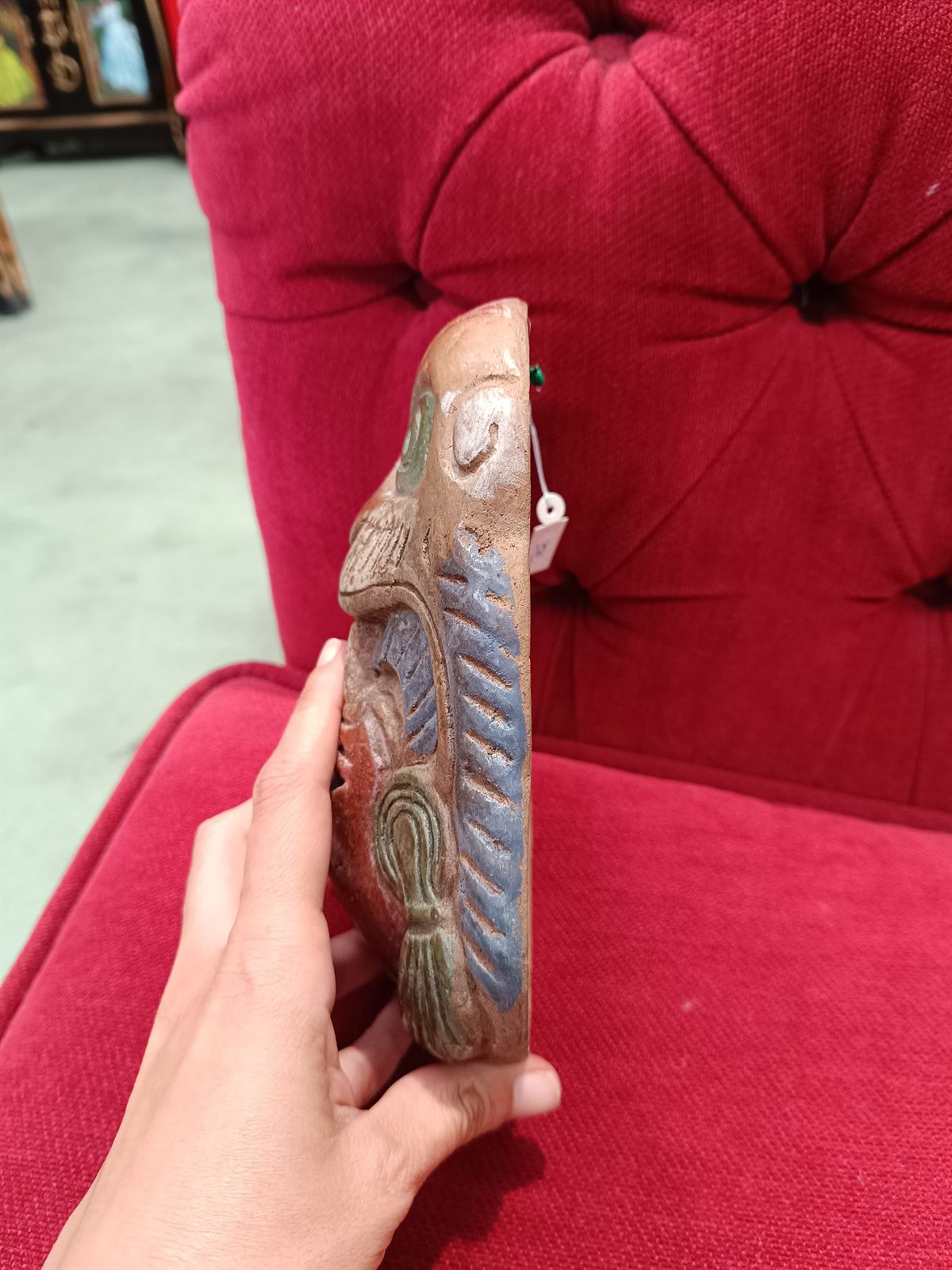 Máscara ceremonial arte popular México - Imagen 5