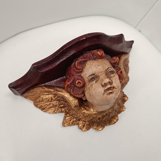 Ménsula peana angelito antigua - Imagen 1