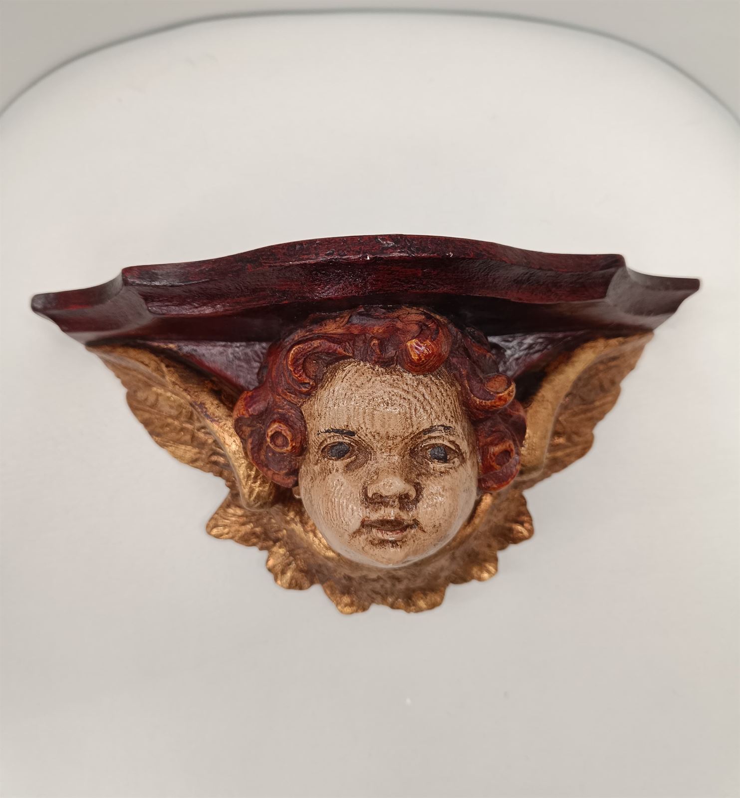 Ménsula peana angelito antigua - Imagen 2