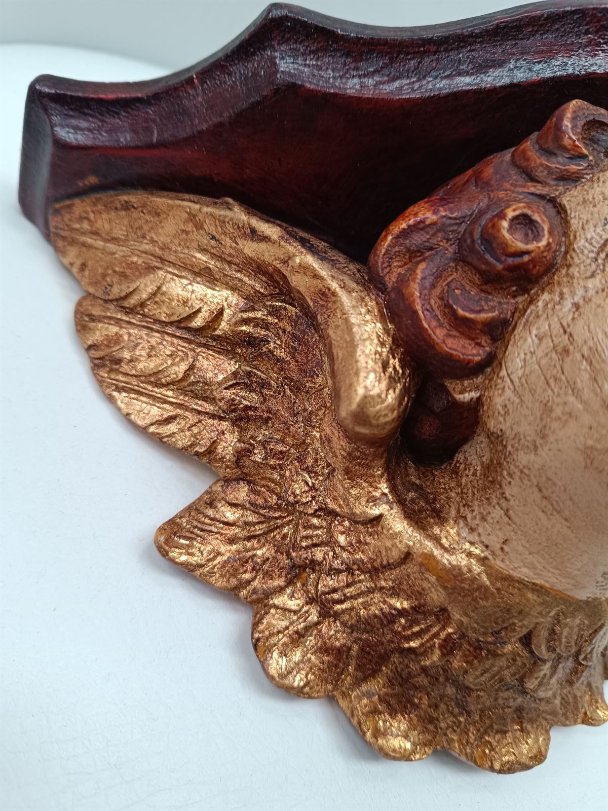 Ménsula peana angelito antigua - Imagen 5