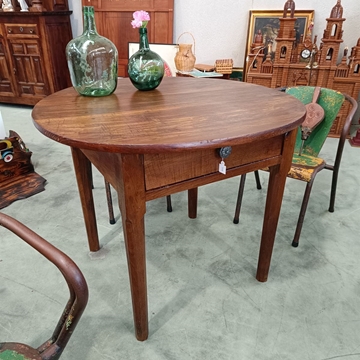 Mesa antigua de castaño - Imagen 1