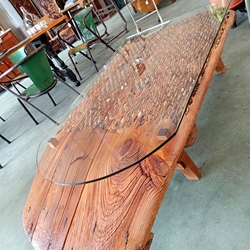 Mesa antigua de trillo - Imagen 2