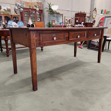 Mesa antigua gallega de castaño - Imagen 1