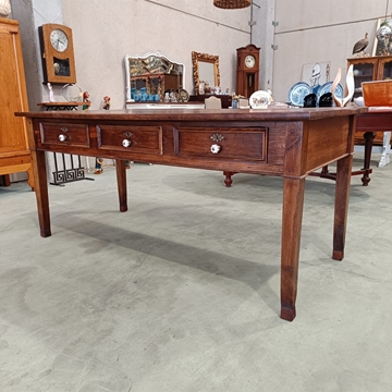 Mesa antigua gallega de castaño - Imagen 2