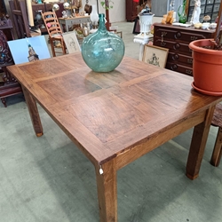Mesa antigua rustica de madera de castaño - Imagen 2