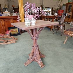 Mesa auxiliar años 40 de madera - Imagen 1