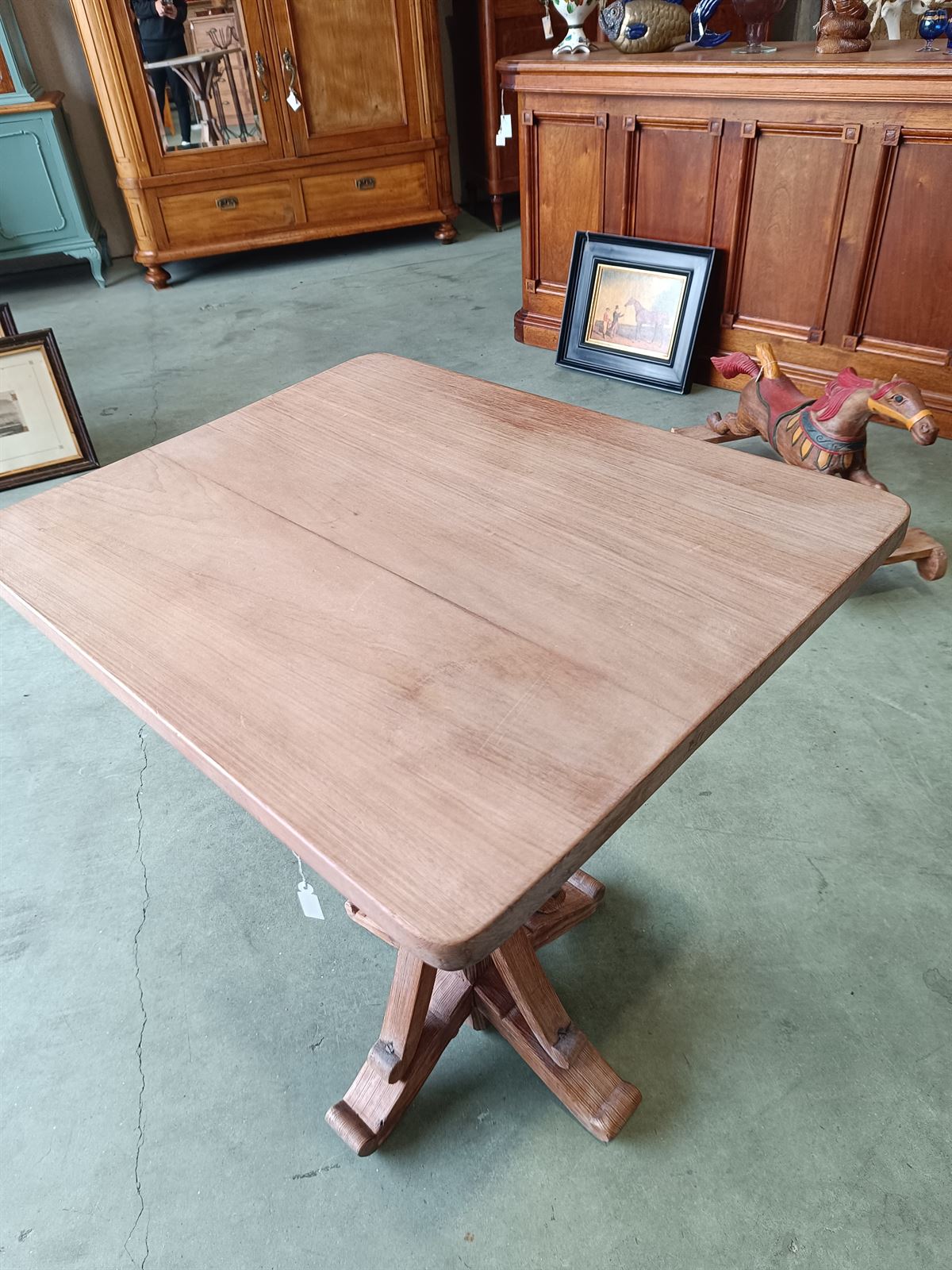 Mesa auxiliar años 40 de madera - Imagen 6