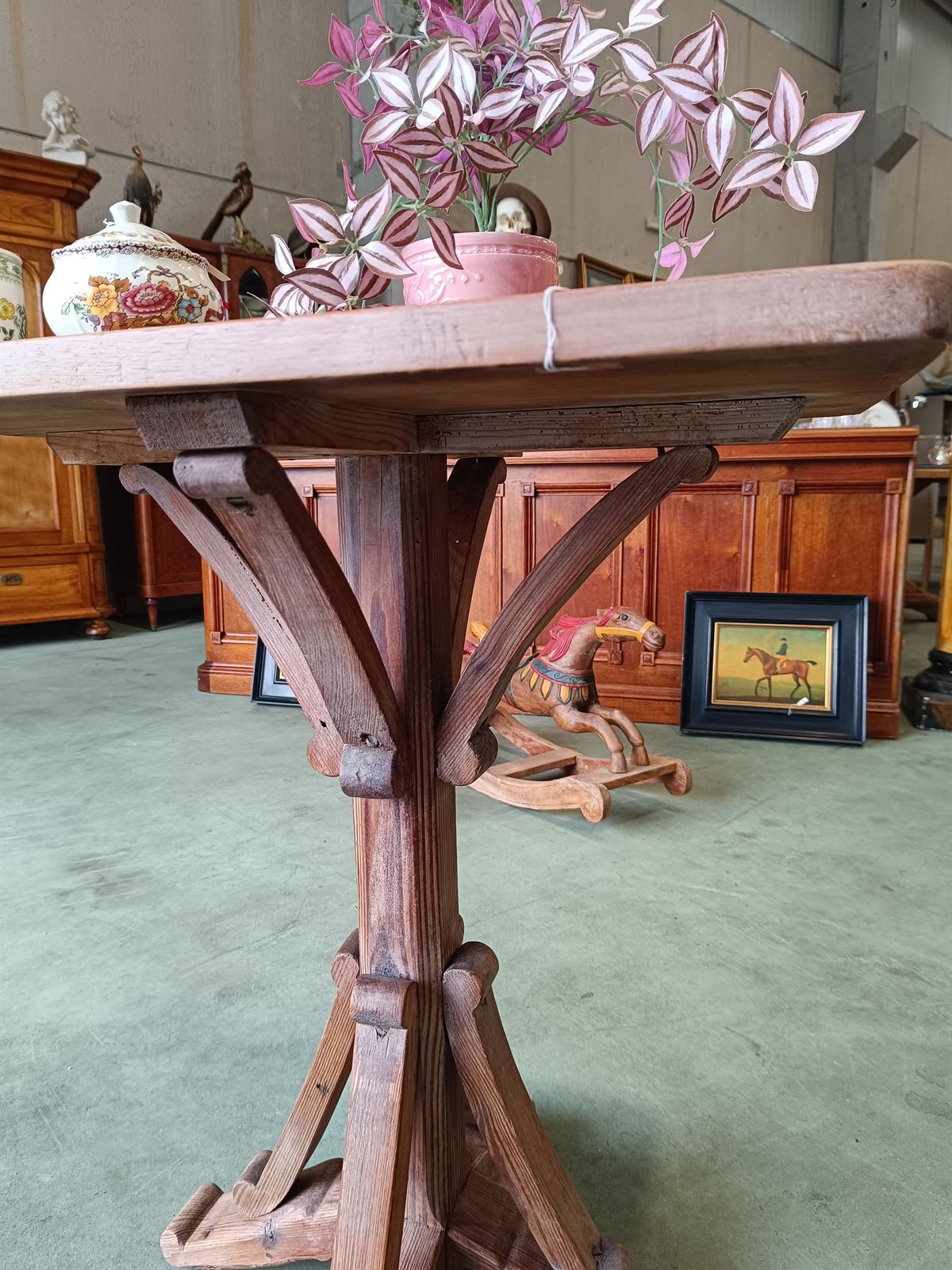 Mesa auxiliar años 40 de madera - Imagen 7