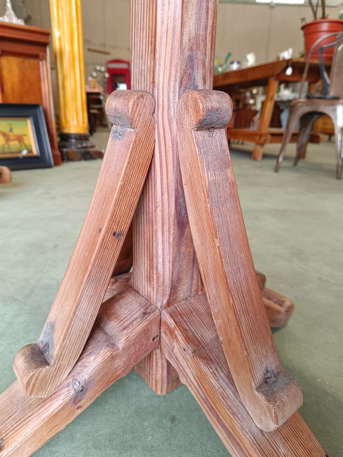 Mesa auxiliar años 40 de madera - Imagen 8