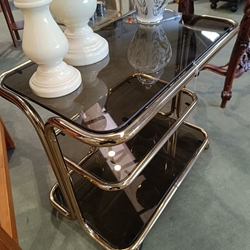 Mesa  auxiliar camarera años 70 - Imagen 2