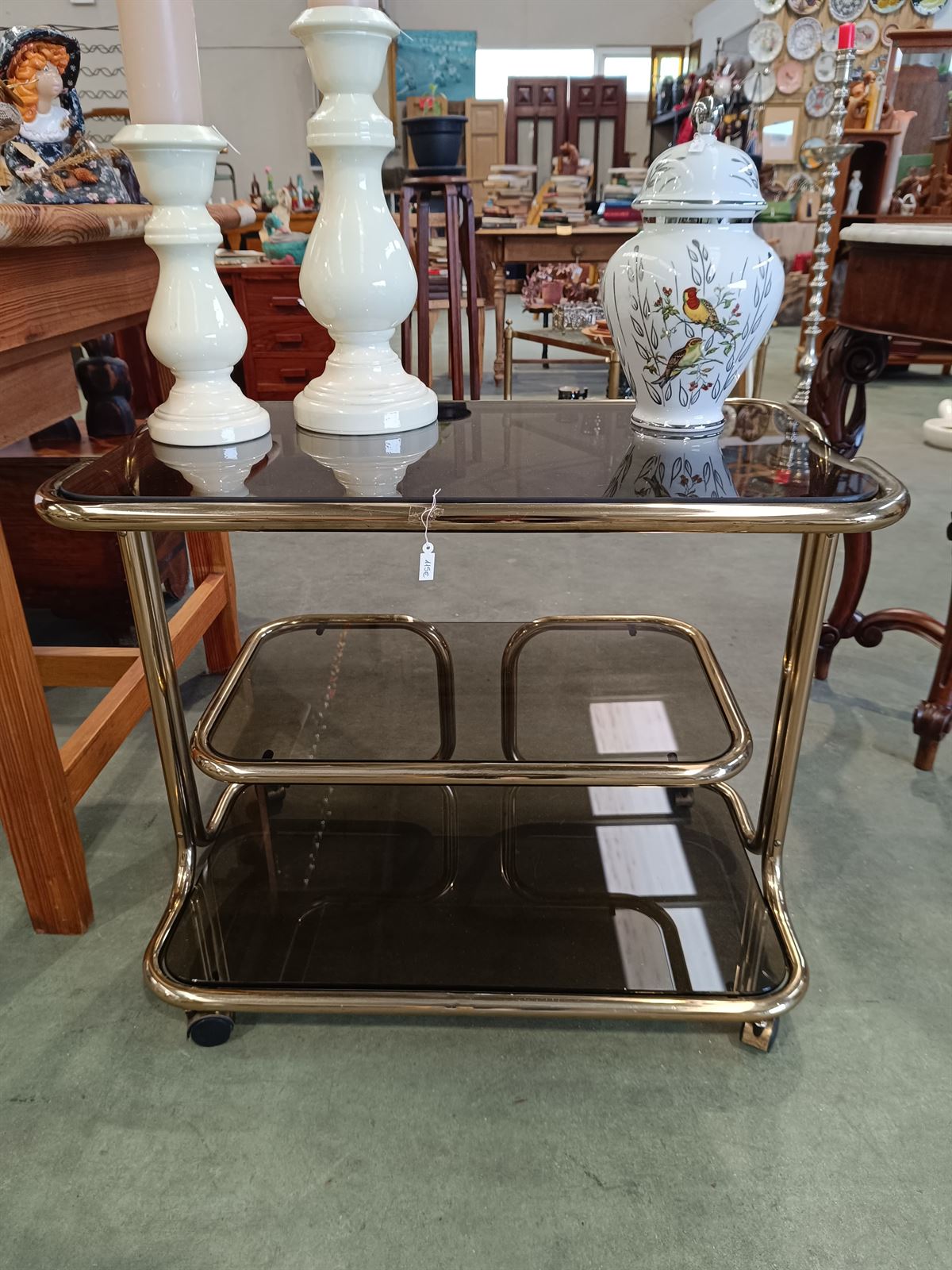 Mesa  auxiliar camarera años 70 - Imagen 6