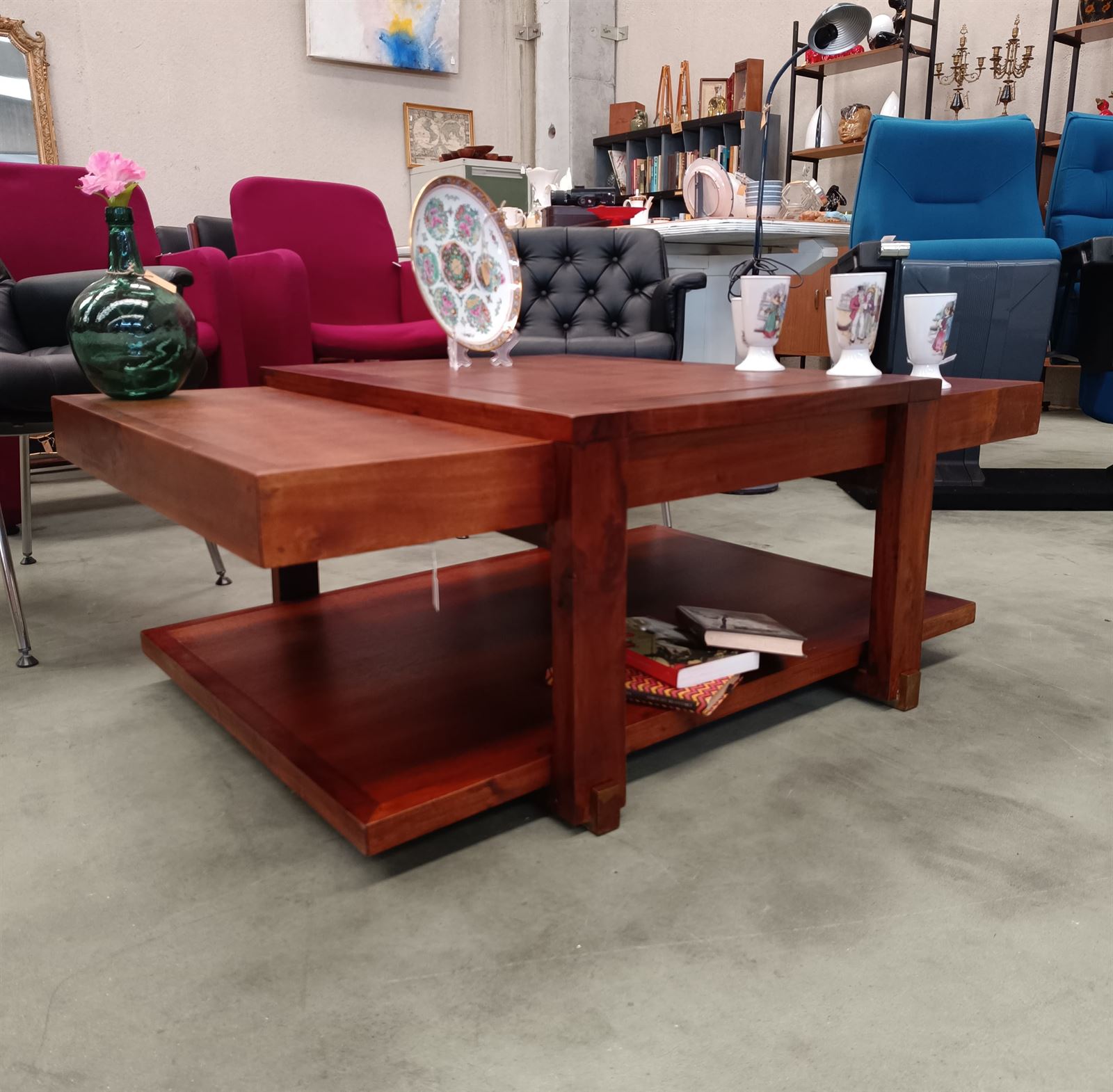 Mesa de centro de madera - Imagen 1