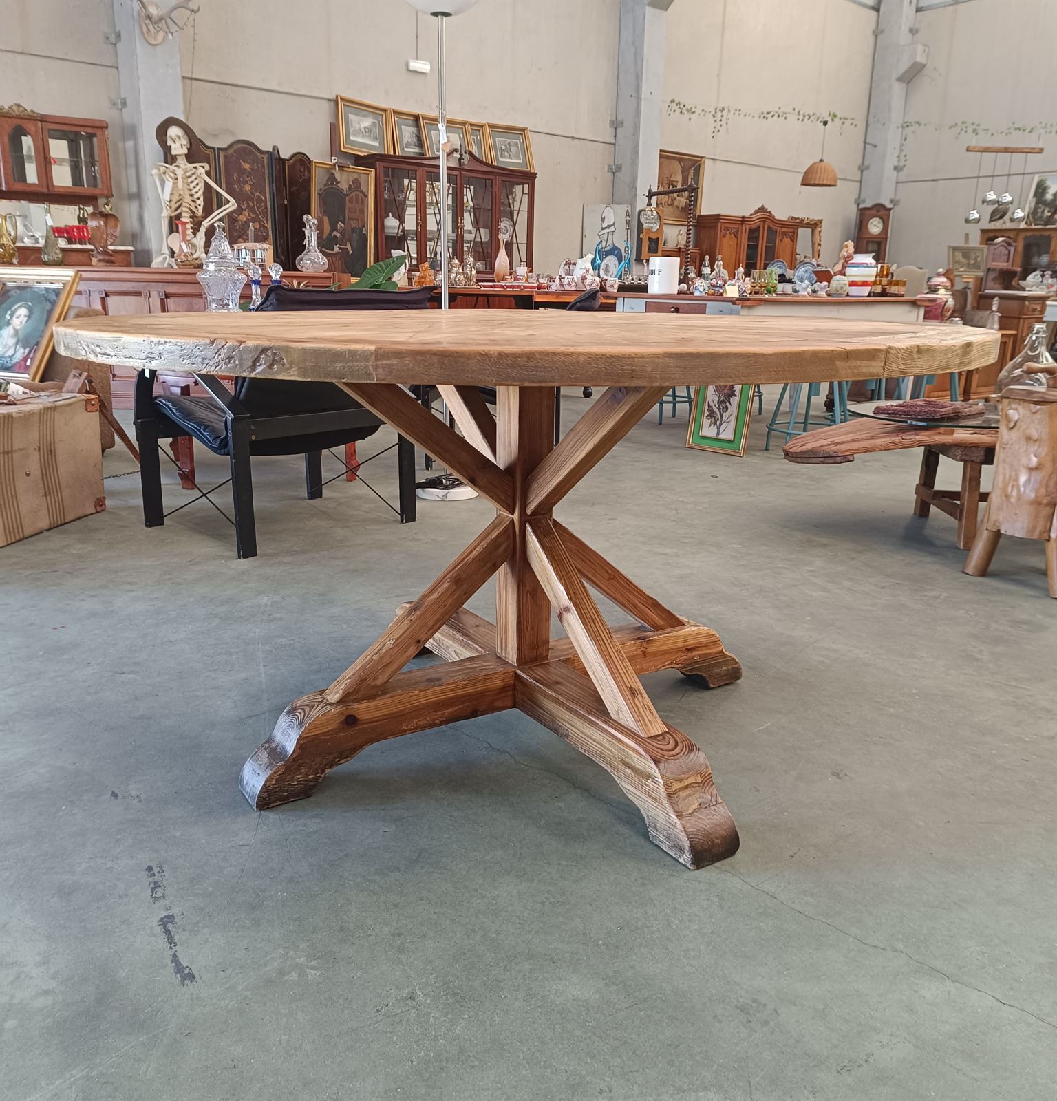 Mesa rústica de granja - Imagen 2