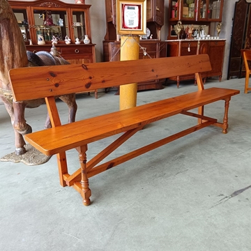 Mesa tamaño XL con bancos - Imagen 2