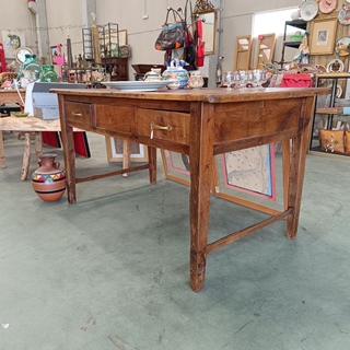 Mesa tocinera madera de castaño - Imagen 1