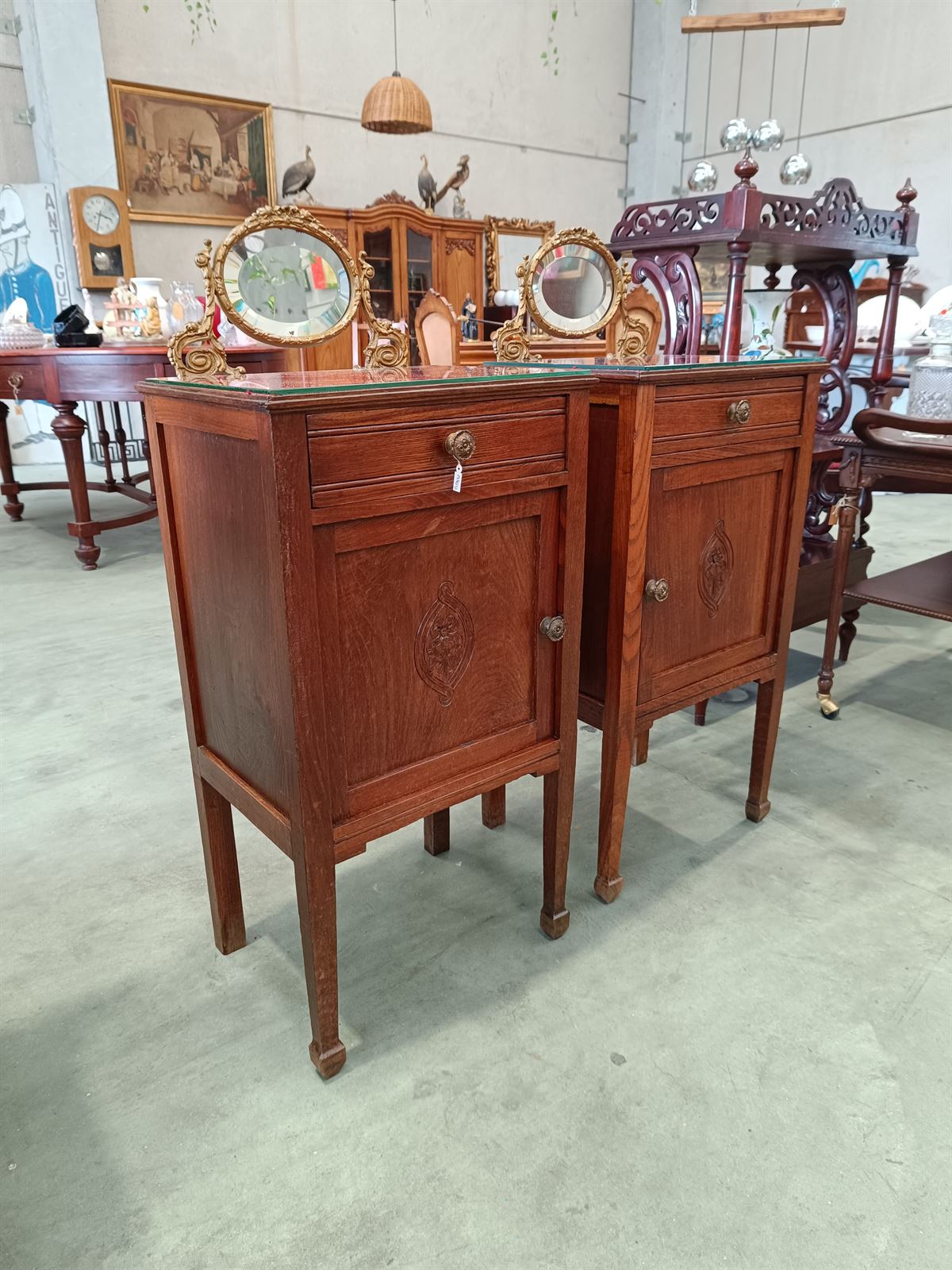 Mesitas de madera estilo Luis XVI - Imagen 2