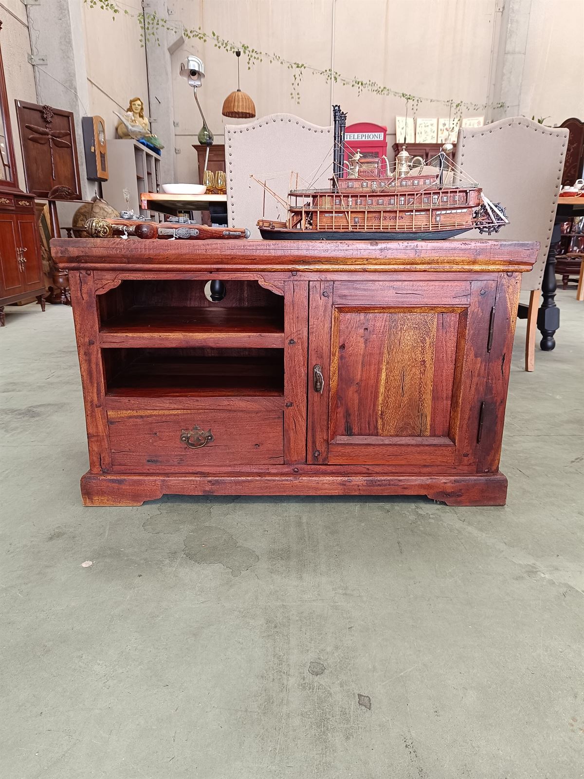 Mueble aparador auxiliar madera maciza - Imagen 2