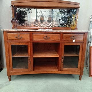 Mueble aparador en madera de castaño - Imagen 2